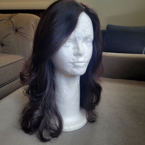 Sary Pink Himan hair wig sheitle - Picture 1 of 7